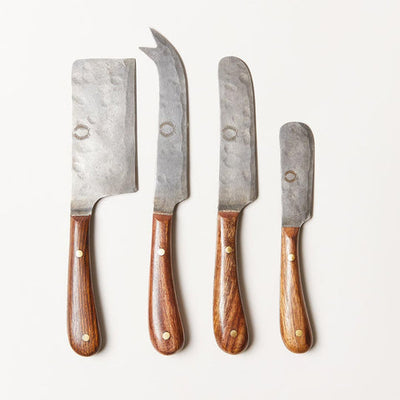 Artisan Forged Cheese Knife Set