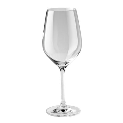 Prédicat Crystal Burgundy White Glass