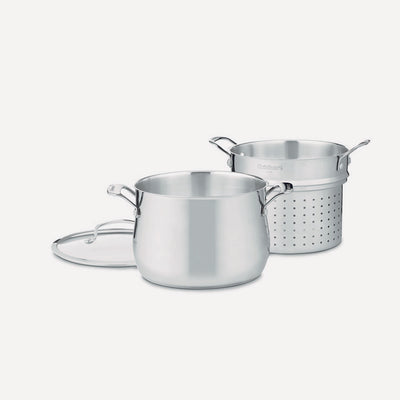 Stainless Steel Pasta Pot with Insert & Cover