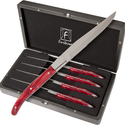 Provençal Solid Handle Steak Knife - Set of 4