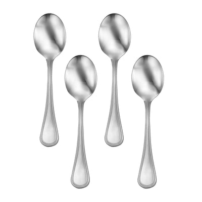 Satin Pearl Soup Spoon - Set of 4