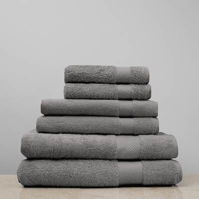 Plush Organic Cotton 6 Pc Bath Sheet Towel Set