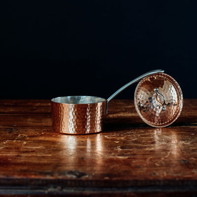 Copper Petite French Butter Warming Pot