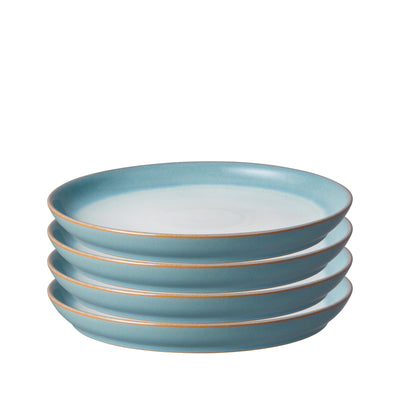 Azure Haze Coupe Dinner Plates - Set of 4