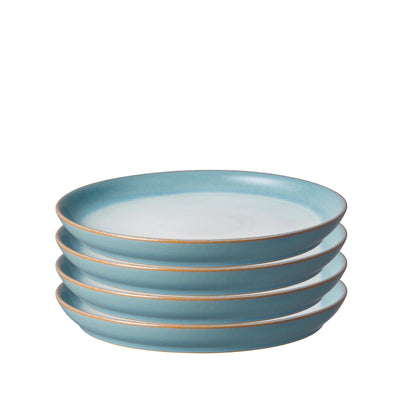 Azure Haze Coupe Salad Plates - Set of 4
