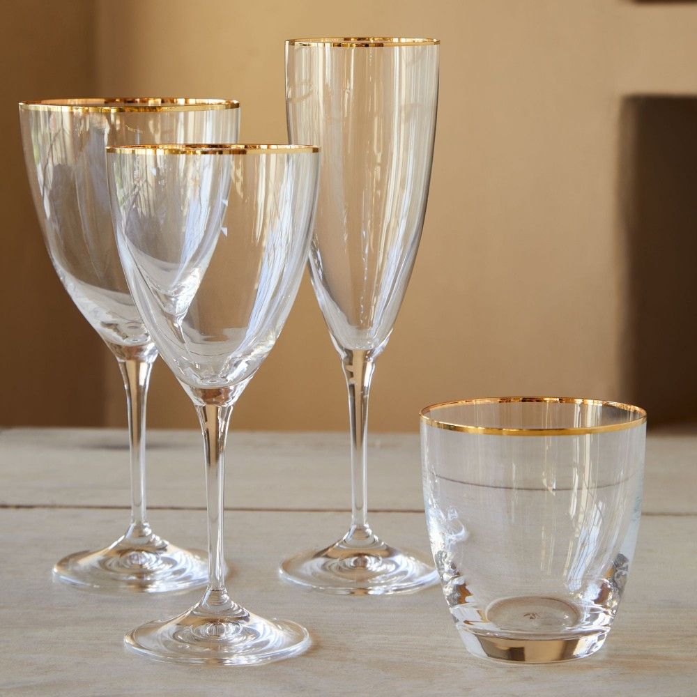 SET 6 WINE GLASS 11 OZ. OTTICA