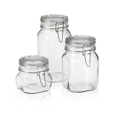 Fido Glass Jar - Set of 3