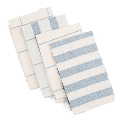 Ethically Crafted Cotton Striped Kitchen Towel - Emory Valley Mercantile