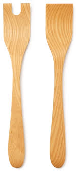 Crafted Wooden Salad Servers
