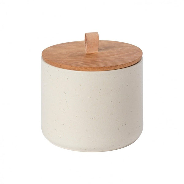 Pacifica Large Canister with Oak Wood Lid – Everlastly