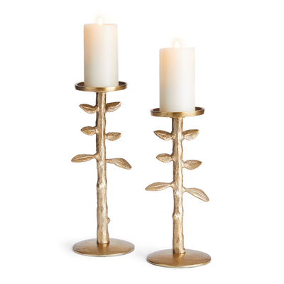 Brier Candle Stands- Set of 2