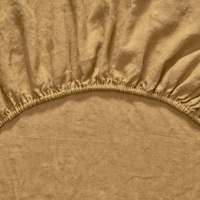 Originel Stone-Washed Organic Linen Fitted Sheet
