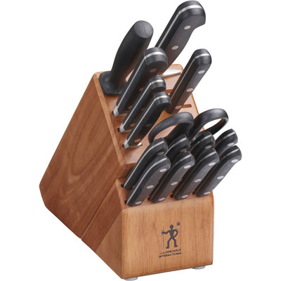 Pro 10-Piece Rubberwood Knife Block Set – Everlastly