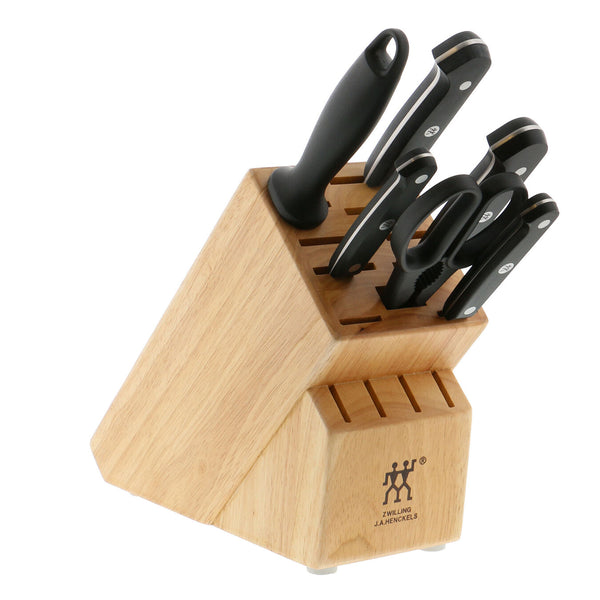 Bonded Teak 7-Piece Knife Block Set – Everlastly