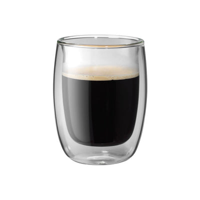 Sorrento Plus Glass Coffee Cup - Set of 2