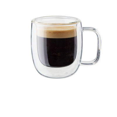 Sorrento Plus Glass Espresso Mug - Set of 2