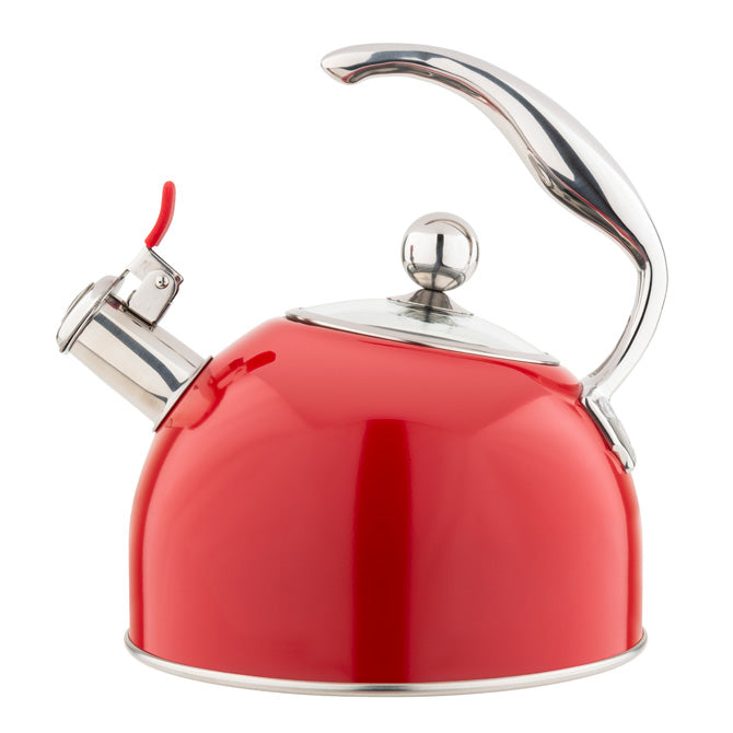 Tea Kettle Stovetop Whistling Modern Small Stainless Steel Gas