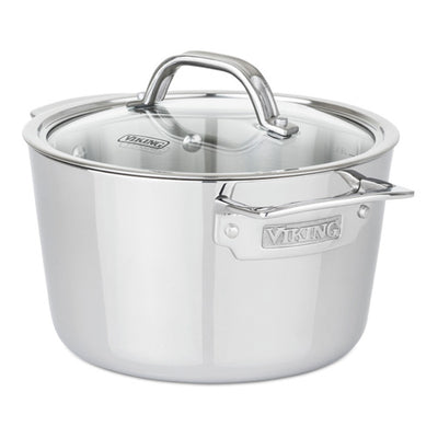 Contemporary Stainless Steel Soup Pot