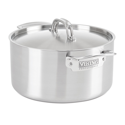 Professional 5-Ply Stainless Steel 6 Qt Stockpot