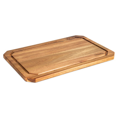 Viking Acacia Wood Carving Board with Juice Groove (18" x 12" x .75")