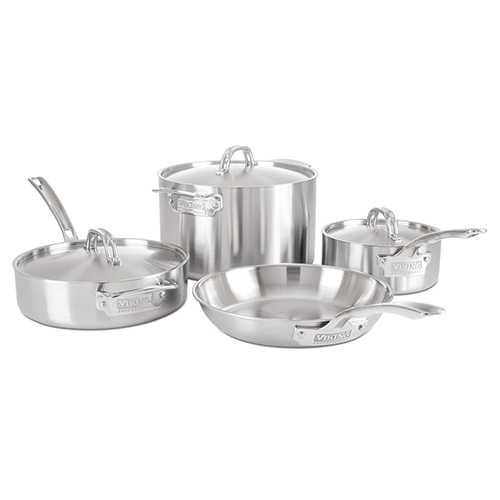 Professional 5- Ply 7-Piece Stainless Steel Cookware Set – Everlastly