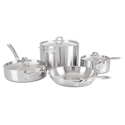 Professional 5- Ply 7-Piece Stainless Steel Cookware Set