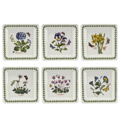 Botanic Garden Square Plate - Set of 6