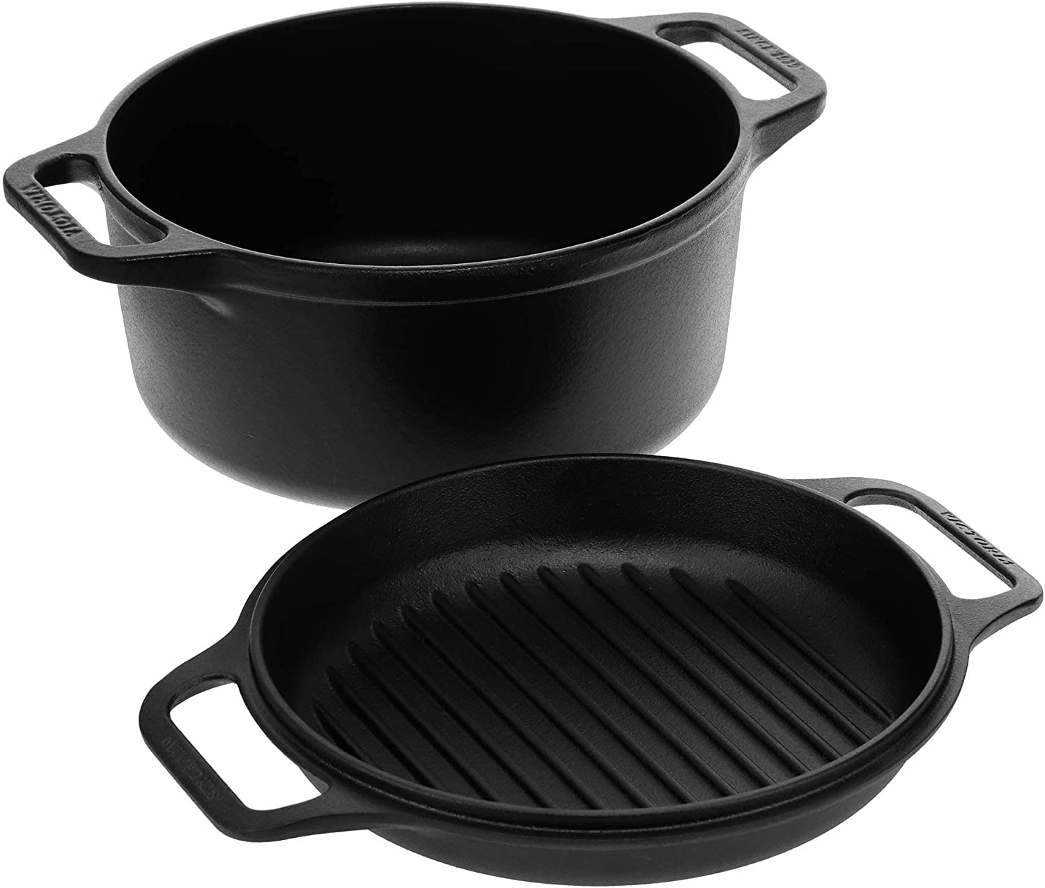 Lodge 2-in-1 Cast Iron Combo Cooker - Dutch Oven and Skillet / Lid