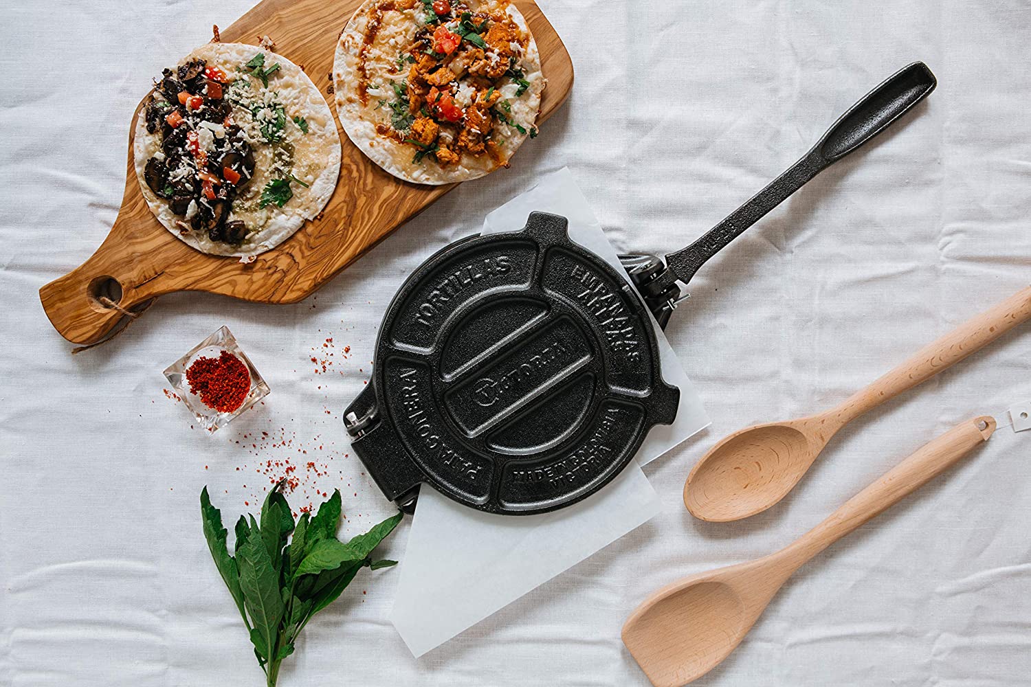 Cast Iron Pizza Stone and Comal by Victoria