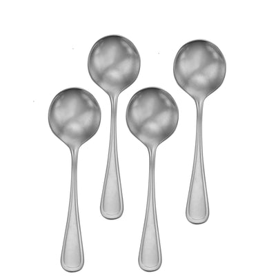 Industrial Rim Soup Spoon - Set of 4