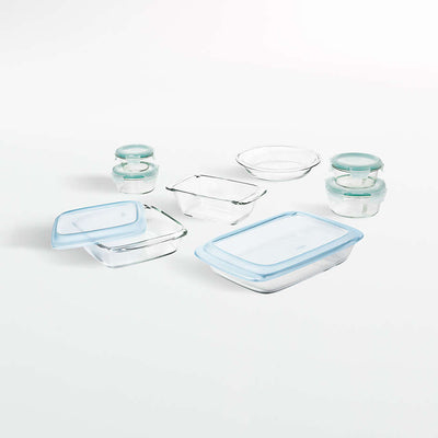 OXO Good Grips 30-Piece Smart Seal Glass & Plastic Set