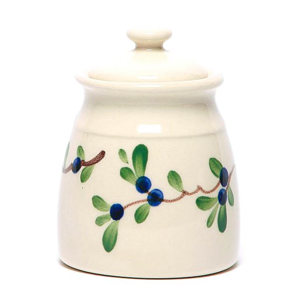 Casafina Modern Ceramic Utensil Holder Crock, Stoneware, Cream or Green