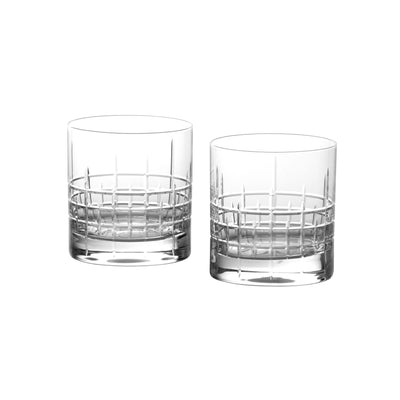 Distil Aberdeen Crystal Double Old-Fashioned - Set of 2