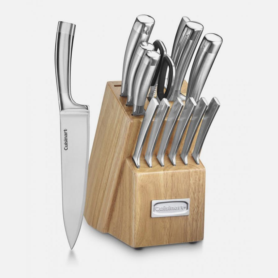 Professional Series Stainless Steel 15-Pc Cutlery Block Set