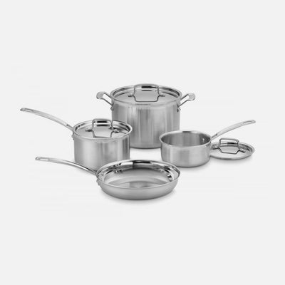 MultiClad Pro 7-Piece Stainless Steel Cookware Set