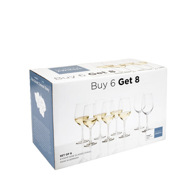 Forté Crystal White Wine Glass - Set of 8