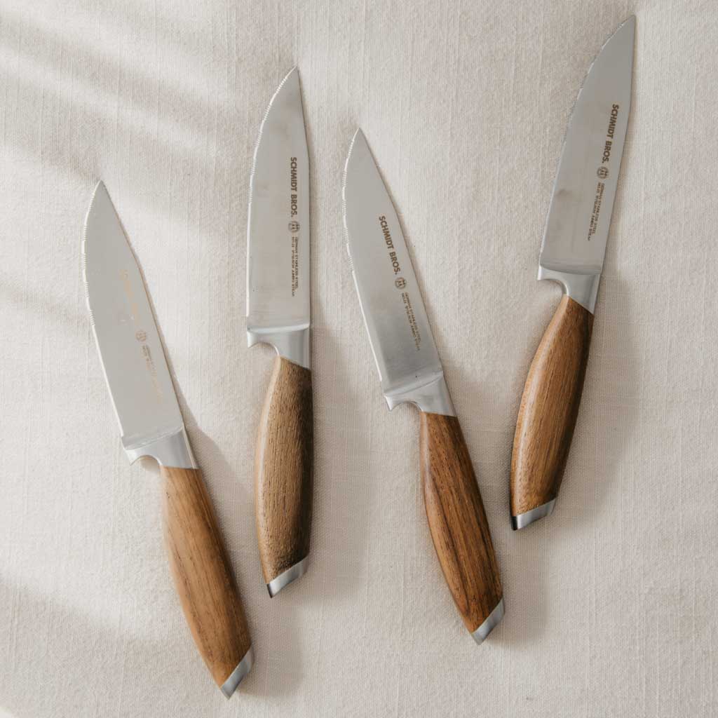 Bonded Teak Jumbo Steak Knife - Set of 4 – Everlastly