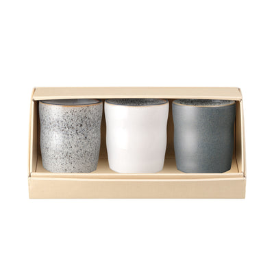 Studio Grey Handleless Mugs - Set of 3